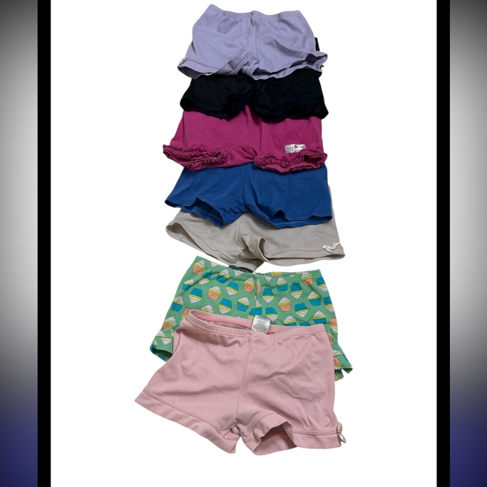 Girls hideez undershorts fitted cover shorts elastic shorts monkey bar covers SM